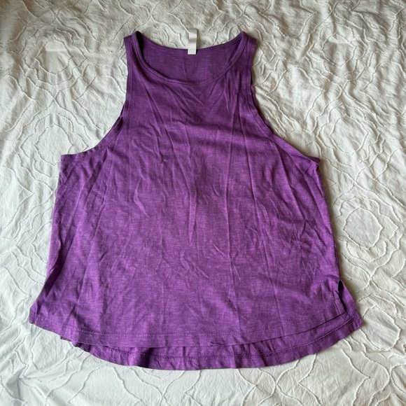 Zella Purple Sleeveless Relaxed Tank Top - Picture 1 of 6